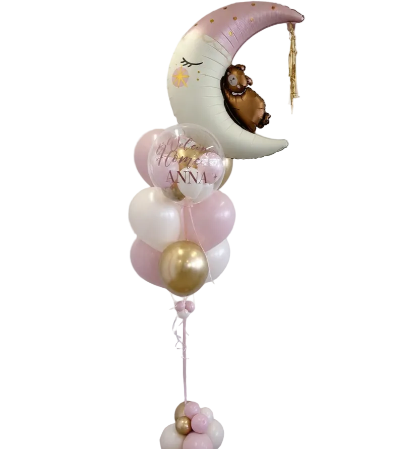 Baby In The Moon Balloon Bundle
