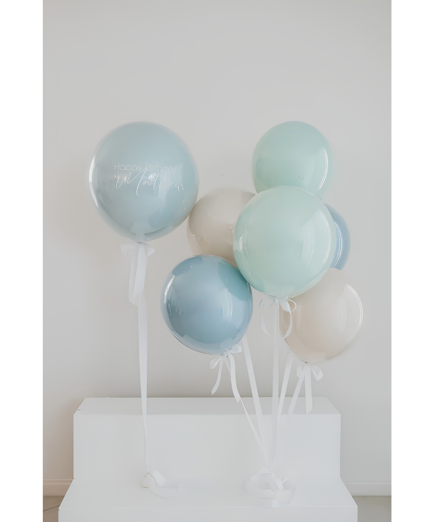 Dusty Parté Personalized Balloons