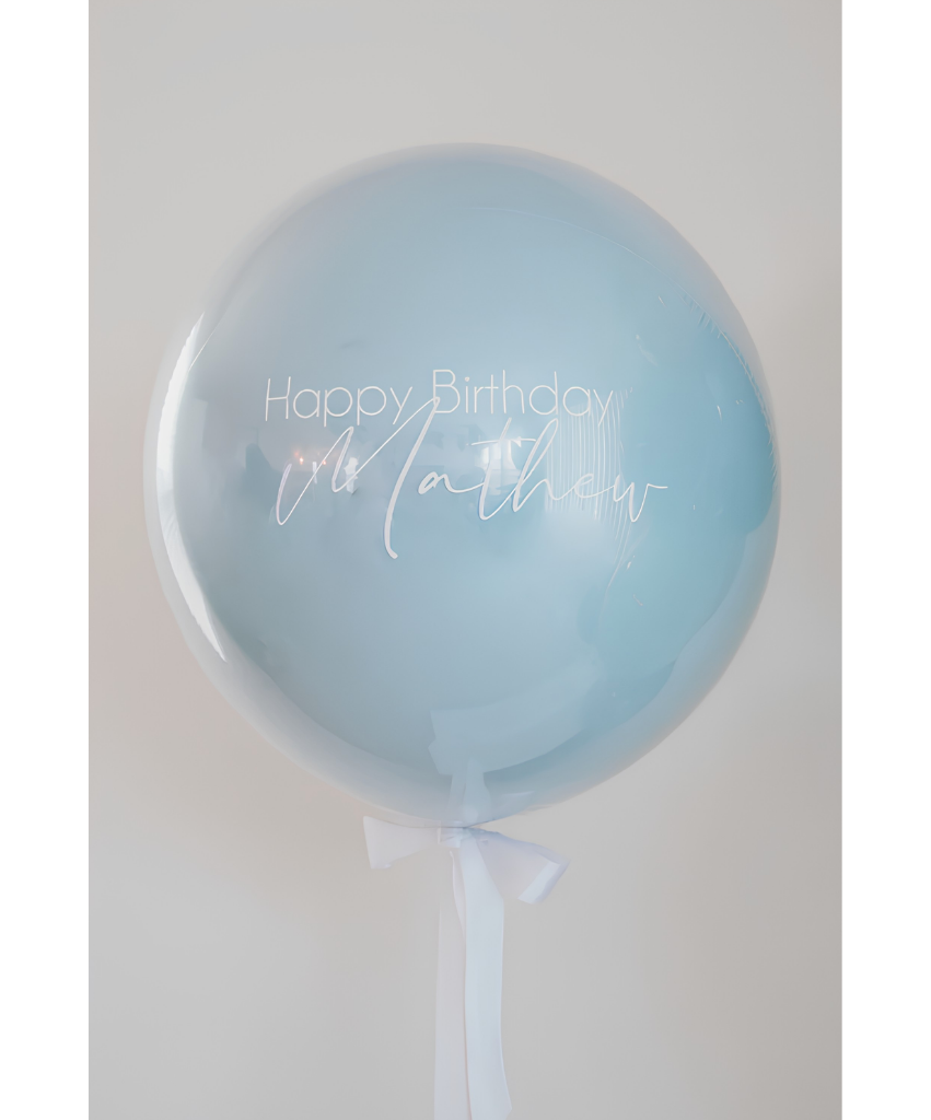 Dusty Parté Personalized Balloons