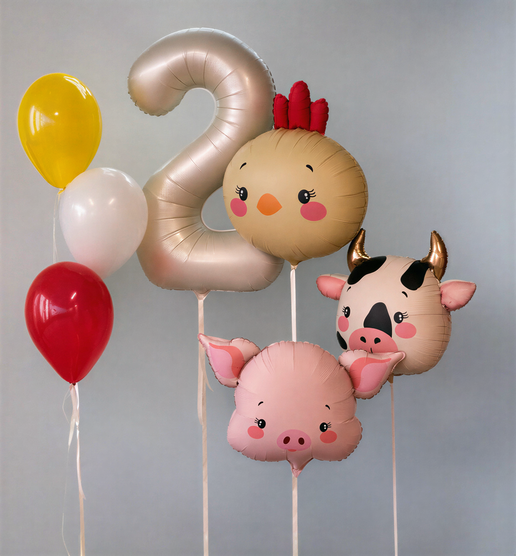 Barnyard Animal Balloon Bundle