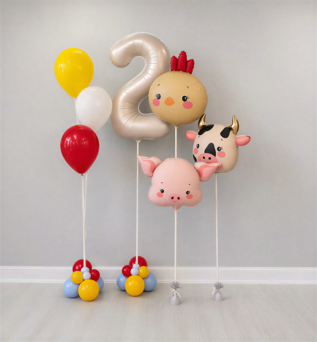 Barnyard Animal Balloon Bundle