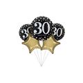 Sparkling Celebration 30th Birthday Basic Balloon Bundle (Pre-Packaged)