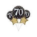 Sparkling Celebration 70th Birthday Basic Balloon Bundle