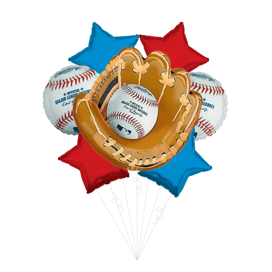 Baseball Foil Balloon Bundle