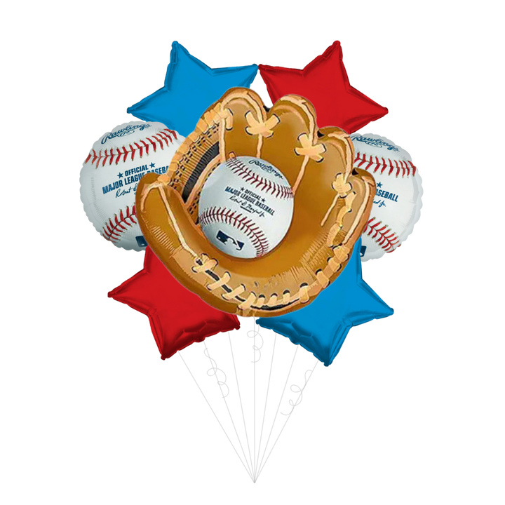 Baseball Foil Balloon Bundle