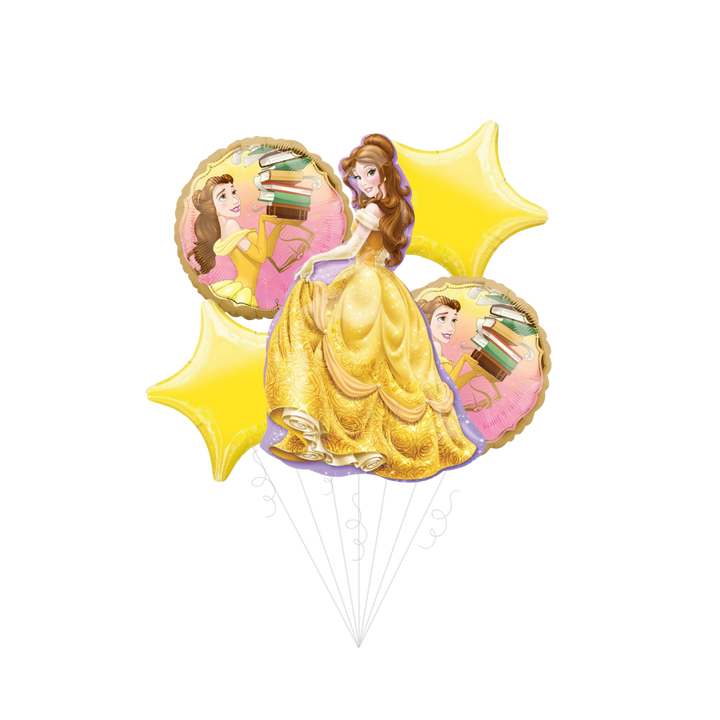 Beauty & The Beast Foil Balloon Bundle
