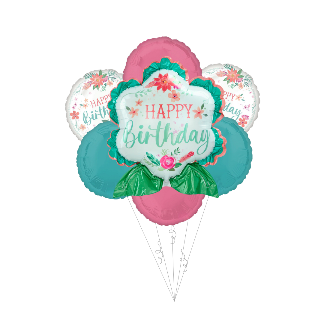 Free Spirit Birthday Foil Balloon Bundle
