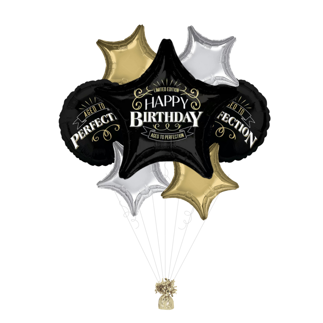 Better With Age Birthday Foil Balloon Bundle