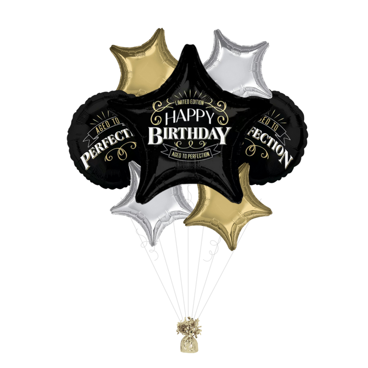 Better With Age Birthday Foil Balloon Bundle