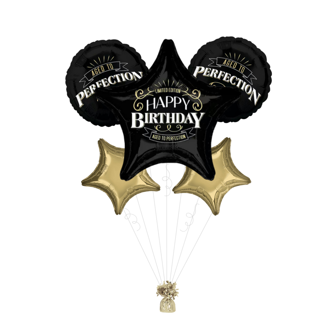 Better With Age Birthday Foil Balloon Bundle