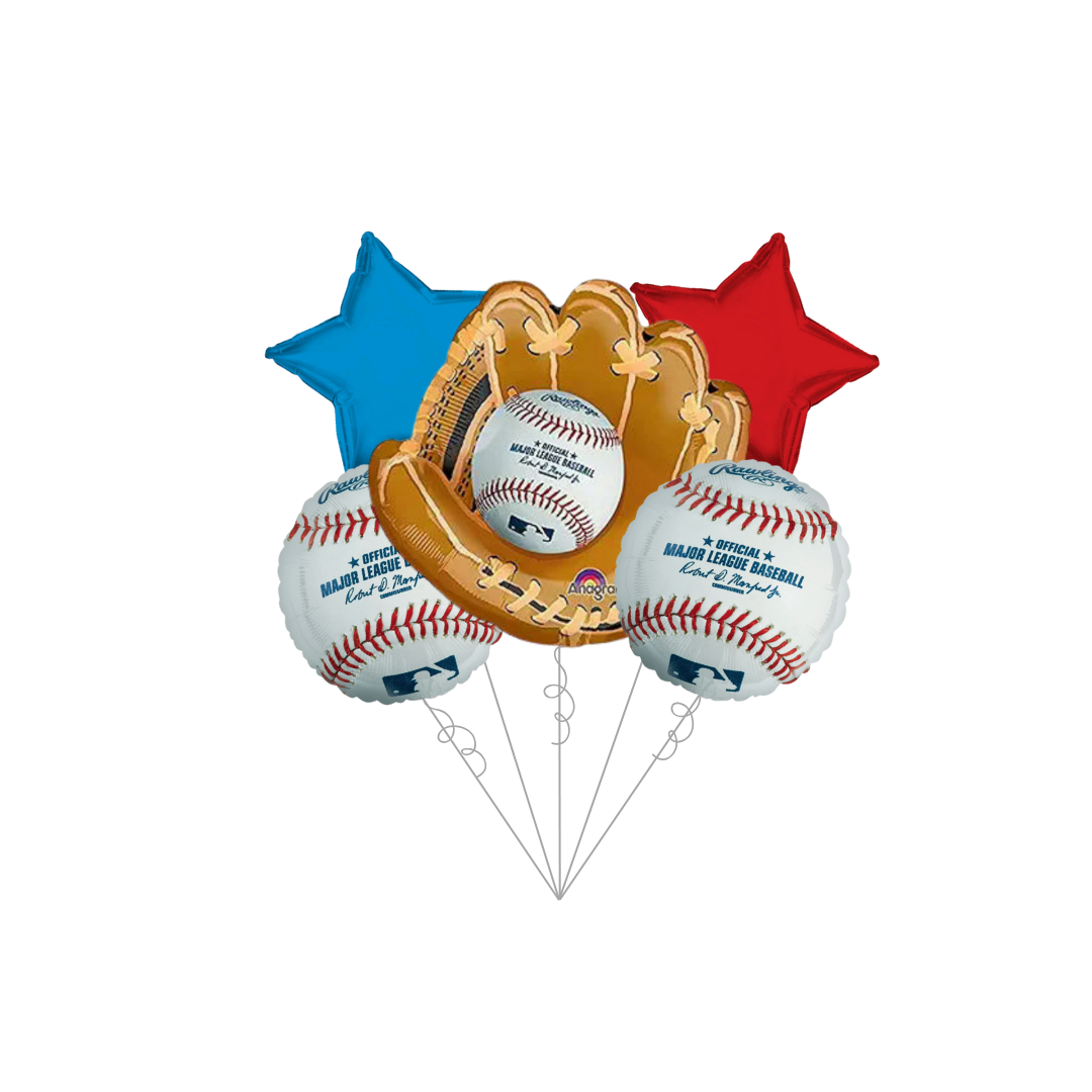 Baseball Foil Balloon Bundle