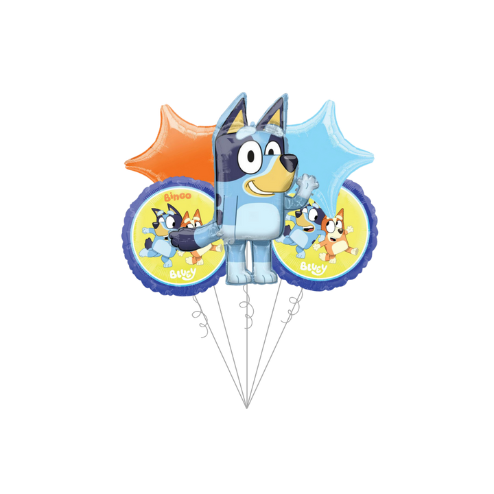 Premium Bluey Foil Balloon Bundle with Balloon Weight, 13pc