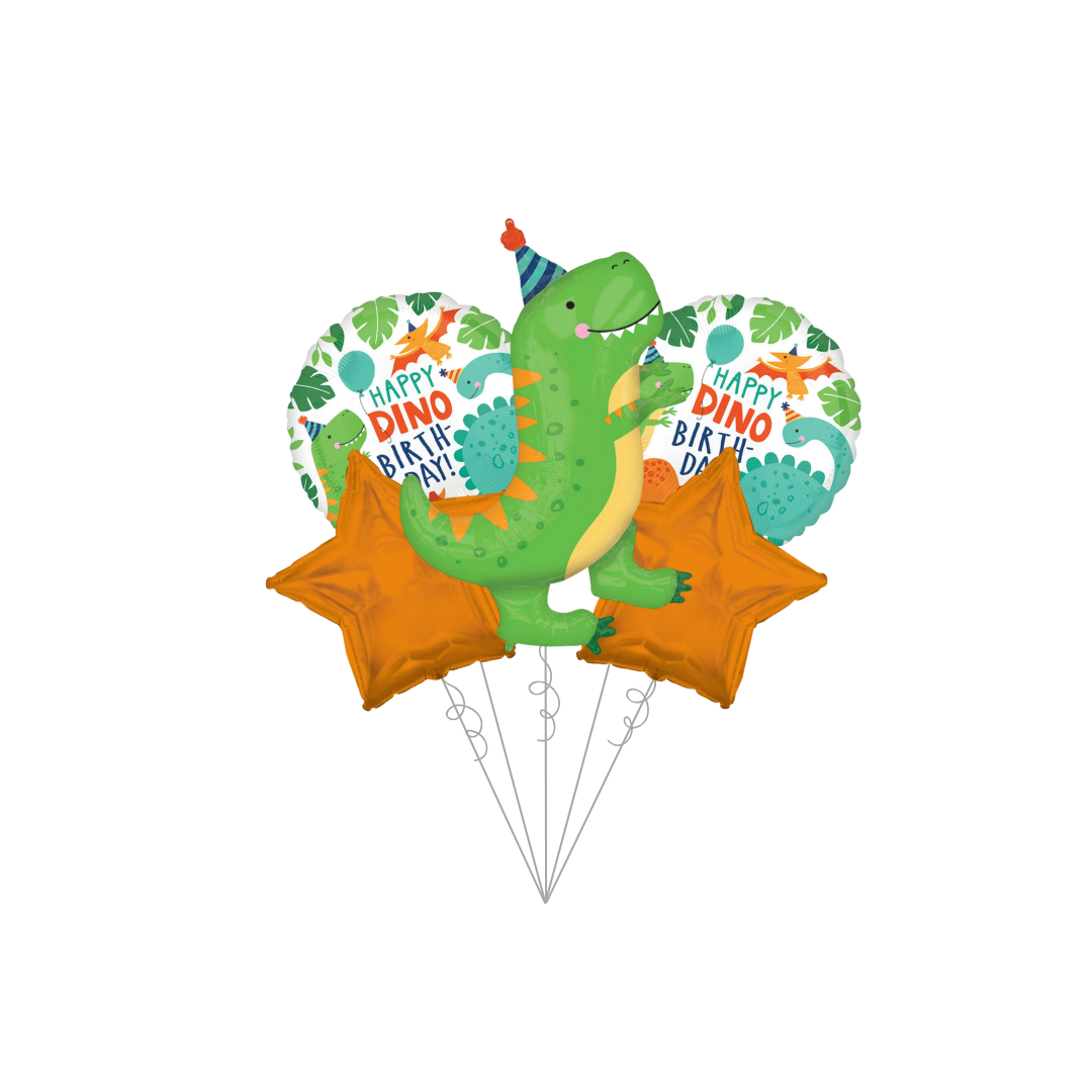 Dino-Mite Birthday Basic Balloon Bundle