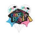 Congrats Grad! You did it Basic Balloon Bundle