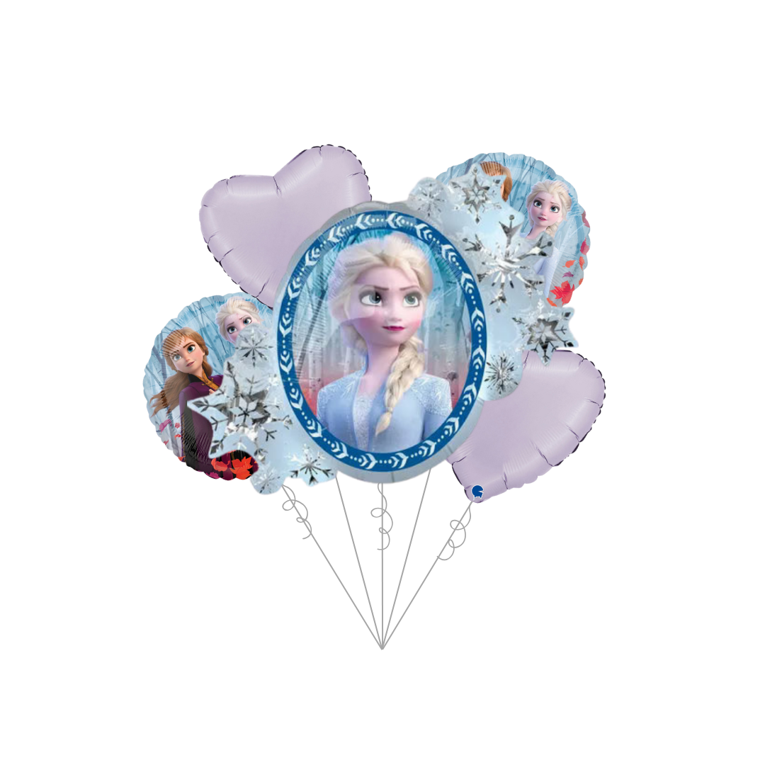 Premium Frozen 2 Foil Balloon Bundle with Balloon Weight