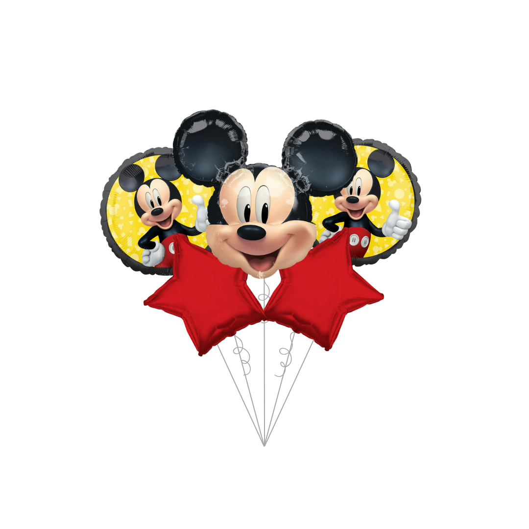 Mickey Mouse Forever Foil Balloon Bundle with Balloon Weight
