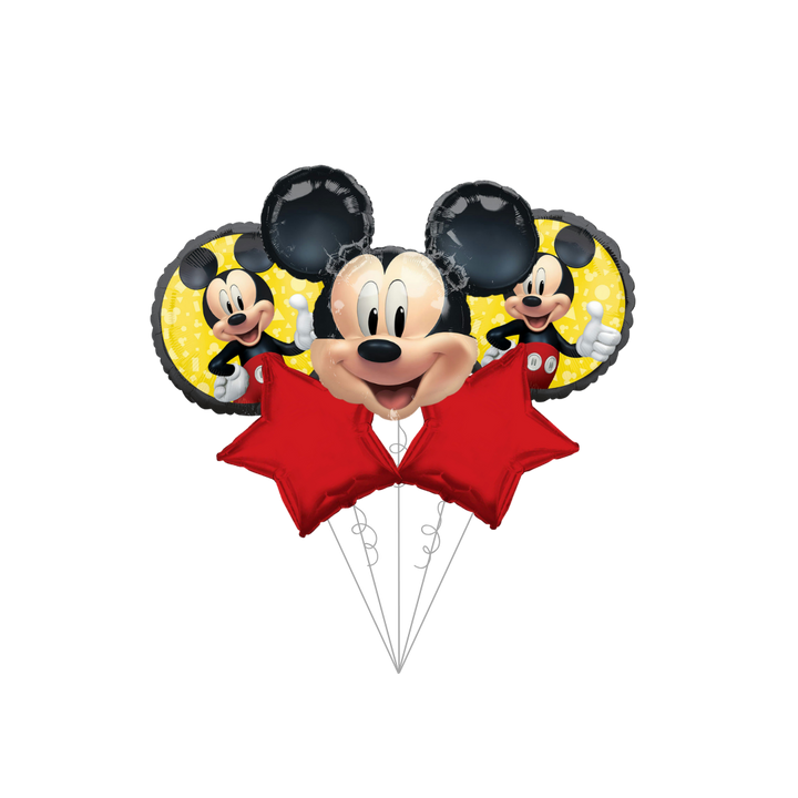 Mickey Mouse Forever Foil Balloon Bundle with Balloon Weight