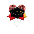 Red "Congrats Grad" Basic Balloon Bundle