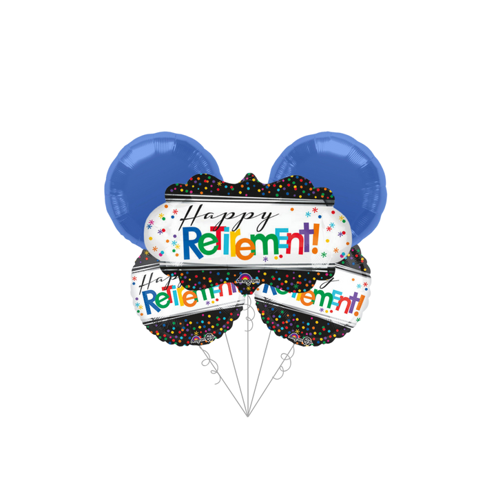 Premium Officially Retired Foil Balloon Bundle with Balloon Weight