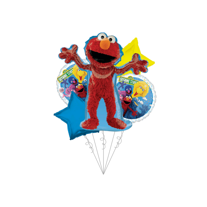 Premium Sesame Street Foil Balloon Bundle with Balloon Weight