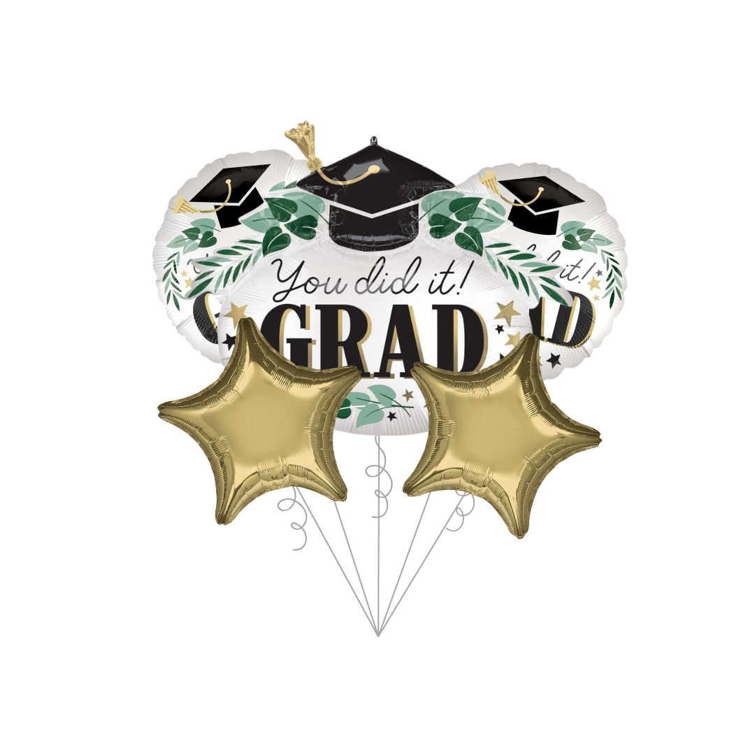 You Did It Grad! Basic Balloon Bundle