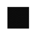 Black embossed cocktail napkin with diamond pattern for events from Parte Haus party supply store in Bethesda Maryland.