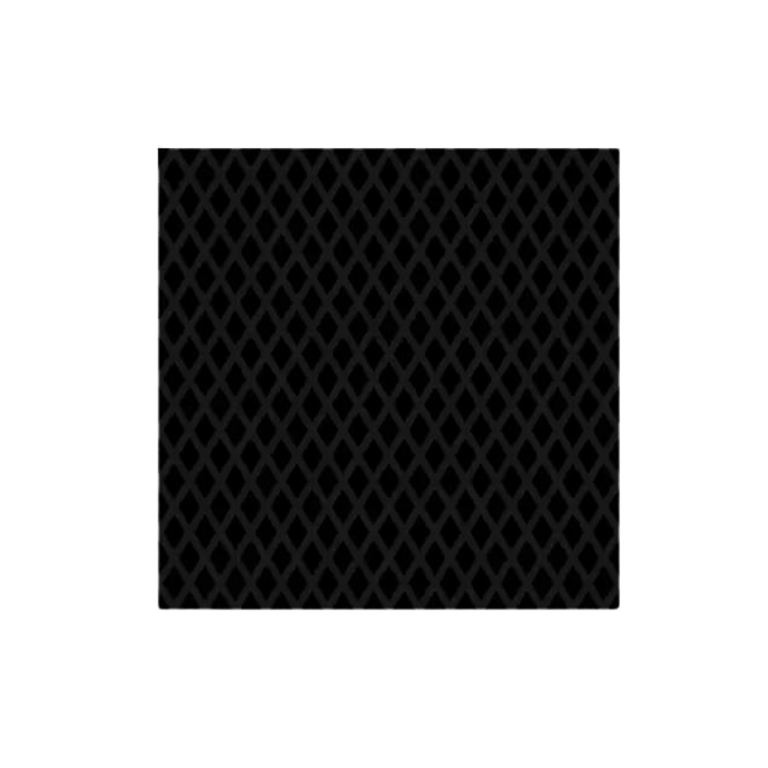 Black embossed cocktail napkin with diamond pattern for events from Parte Haus party supply store in Bethesda Maryland.