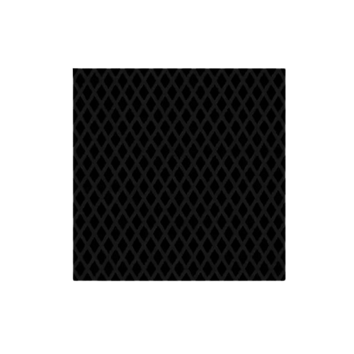 Black embossed cocktail napkin with diamond pattern for events from Parte Haus party supply store in Bethesda Maryland.