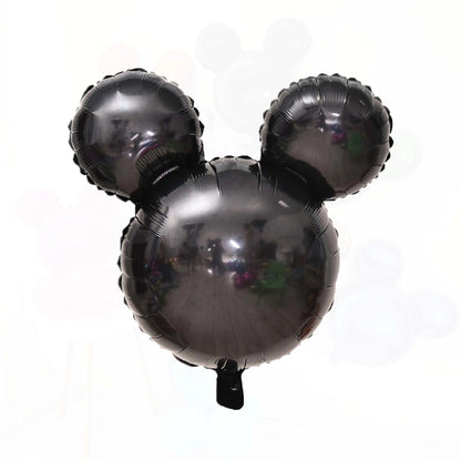 Black Mouse Head Mylar Foil Balloon (24 Inches)