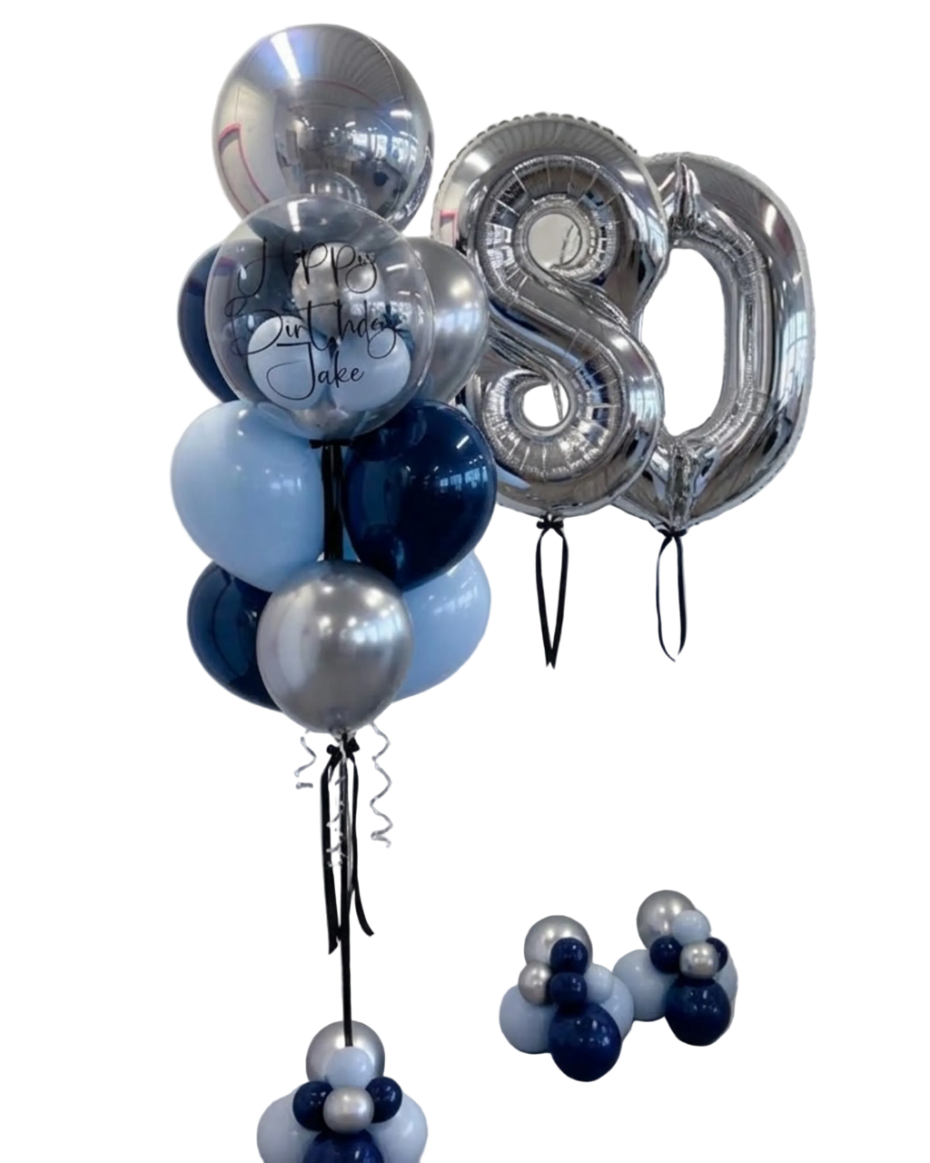 Blue Silver Luxe Set
