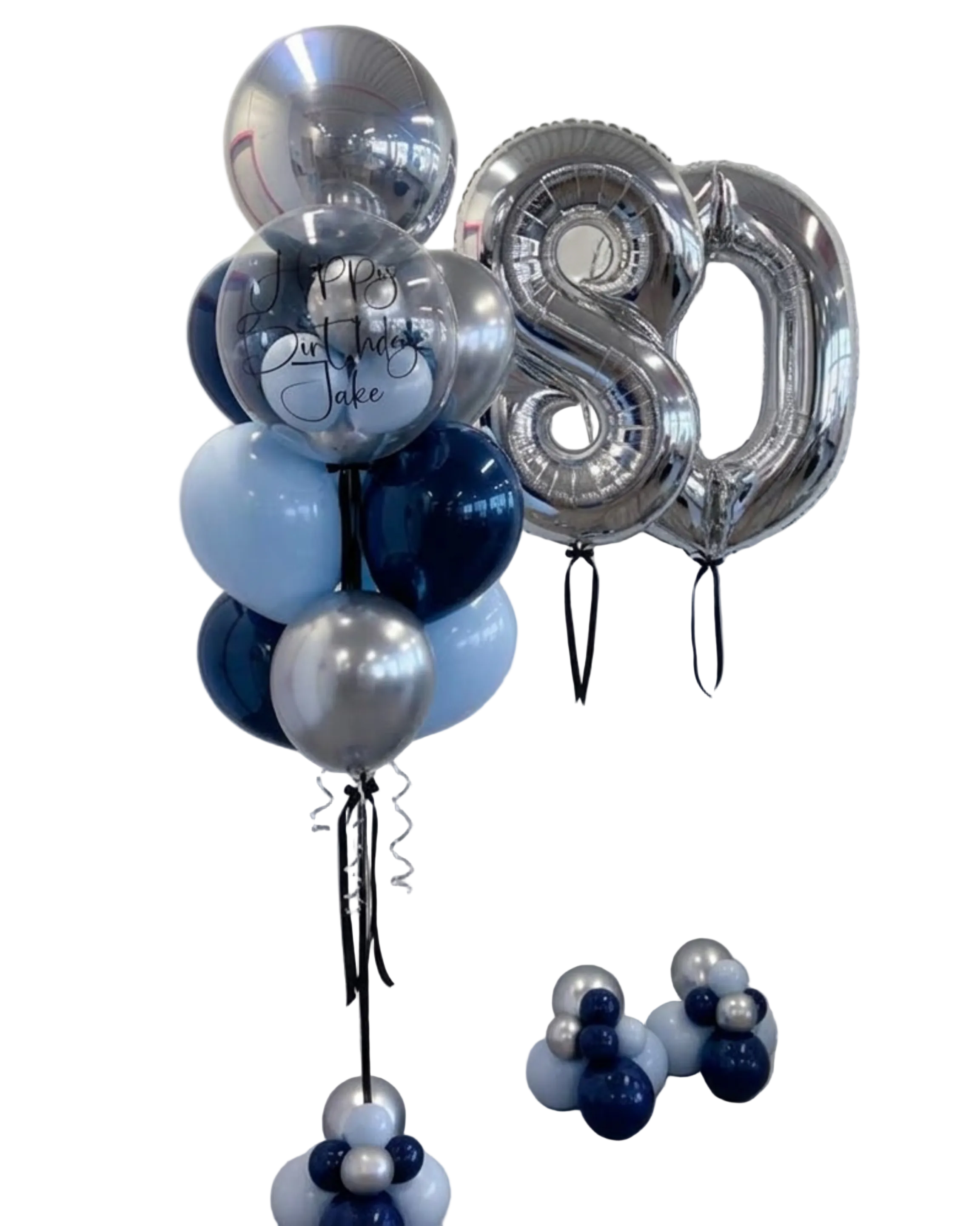 Blue Silver Luxe Set