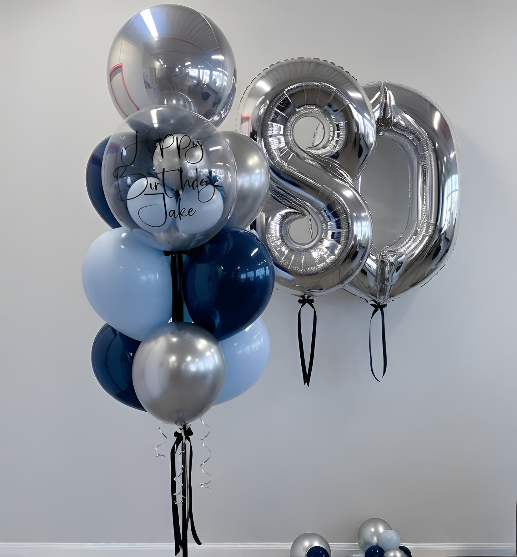 Blue Silver Luxe Set
