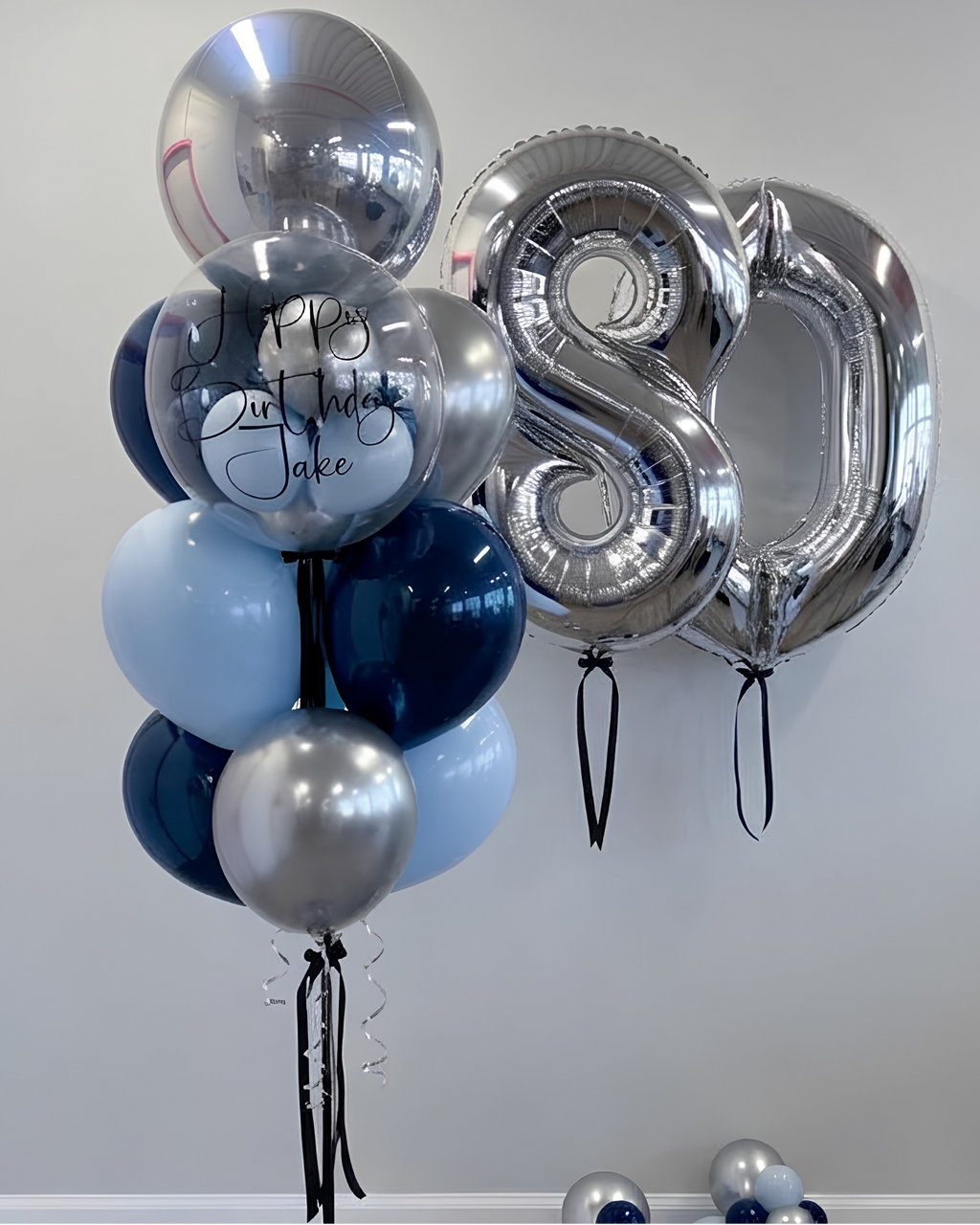 Blue Silver Luxe Set