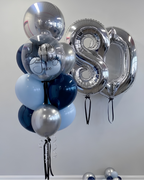 Blue Silver Luxe Set