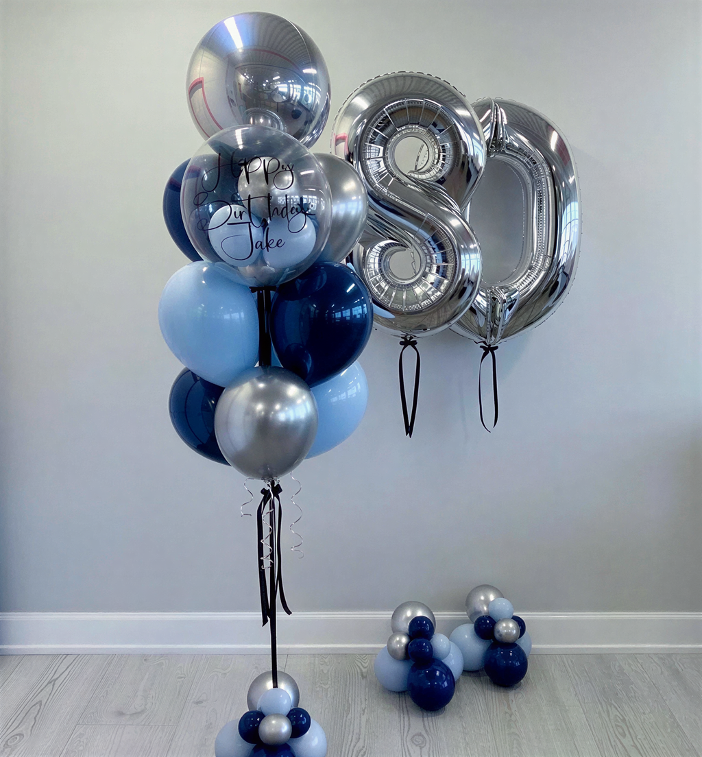 Blue Silver Luxe Set