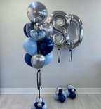 Blue Silver Luxe Set