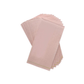 Blush pink guest paper napkins with silver stripe elegant for any event from Parte Haus party supply store in Bethesda MD