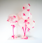 Bows & Ribbons Charm Personalized Balloons