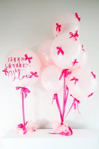 Bows & Ribbons Charm Personalized Balloons