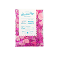 Bubblegum pink artisan confetti with round paper shapes birthday from Parte Haus party supply store in Bethesda MD