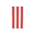 Cherry red cabana stripe guest towels bold vertical stripes summer theme from Parte Haus party supply store in Bethesda Maryland