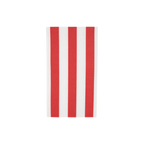 Cherry red cabana stripe guest towels bold vertical stripes summer theme from Parte Haus party supply store in Bethesda Maryland