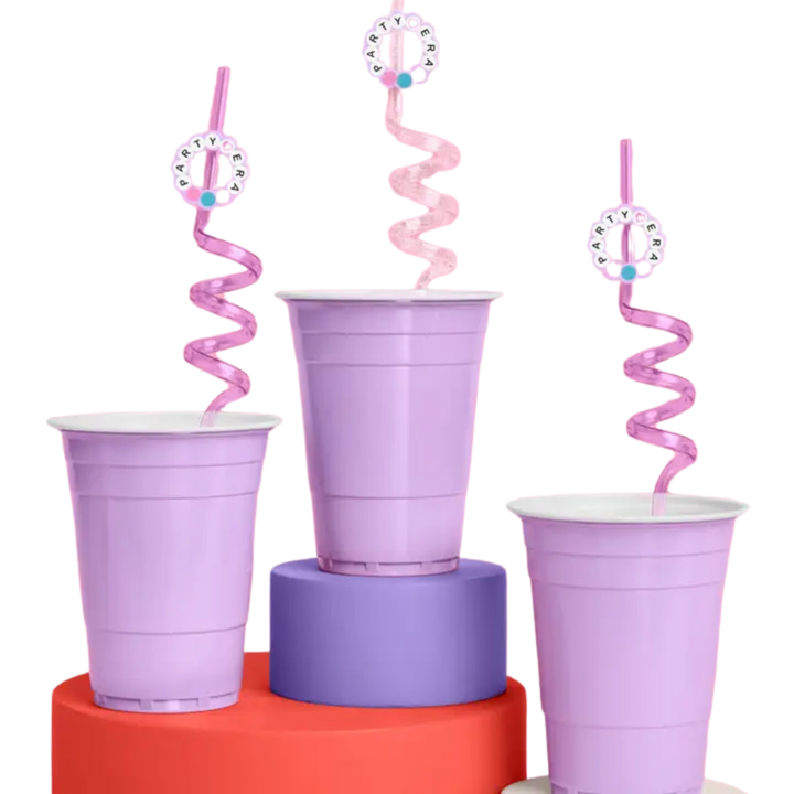 Pastel Party Era "Swiftie Kids" Reusable Straws