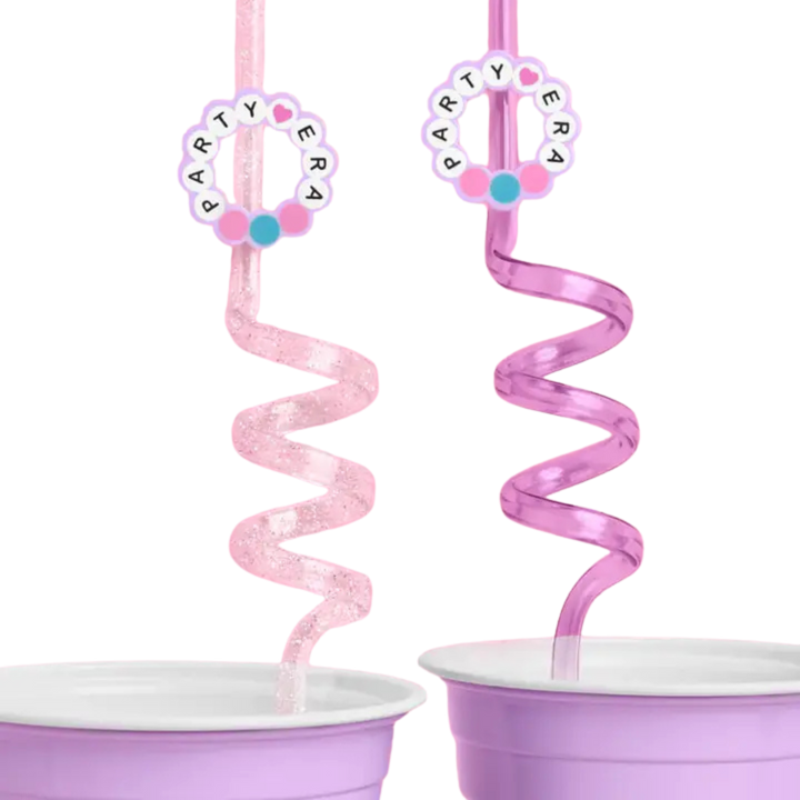 Pastel Party Era "Swiftie Kids" Reusable Straws