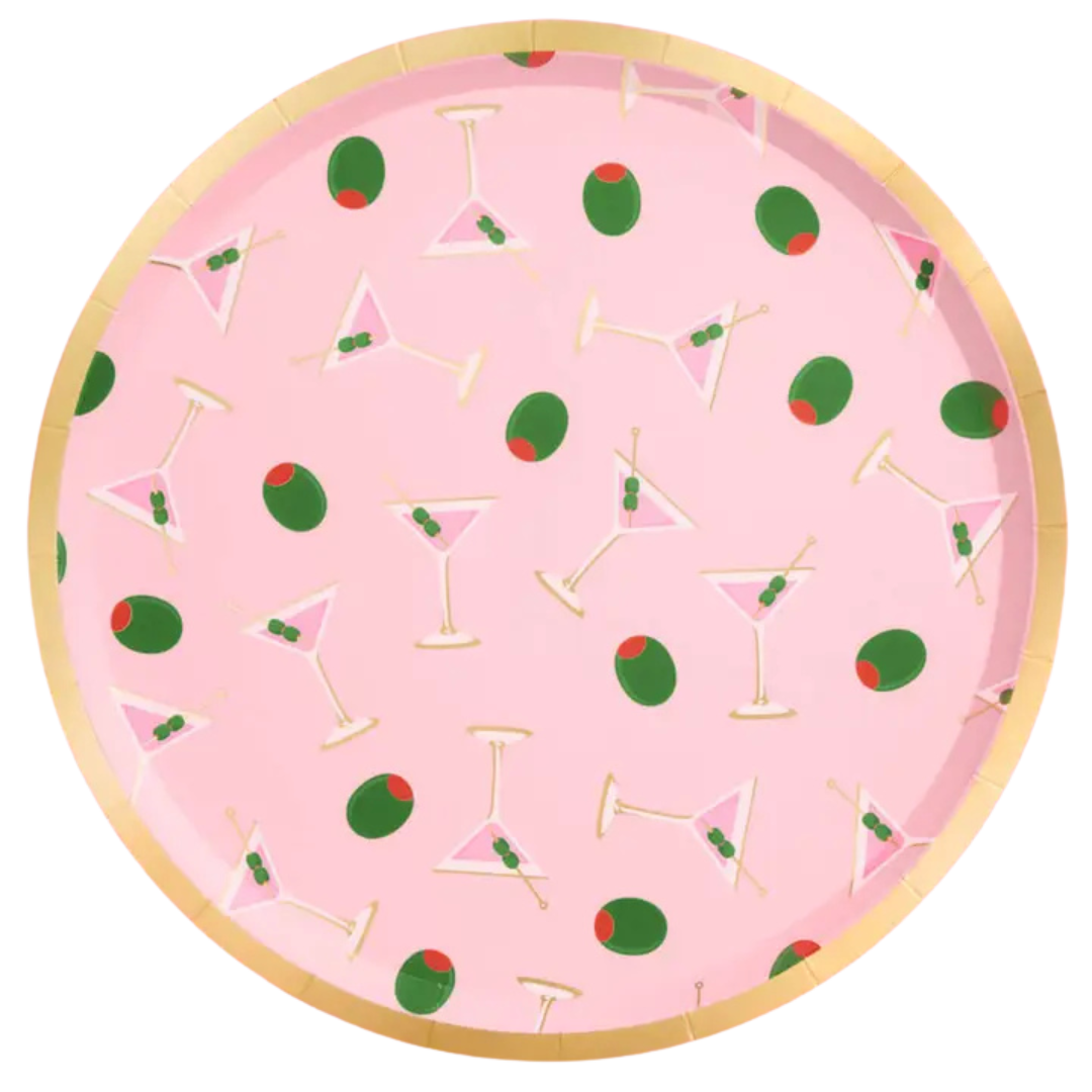 Pink Martini Plates