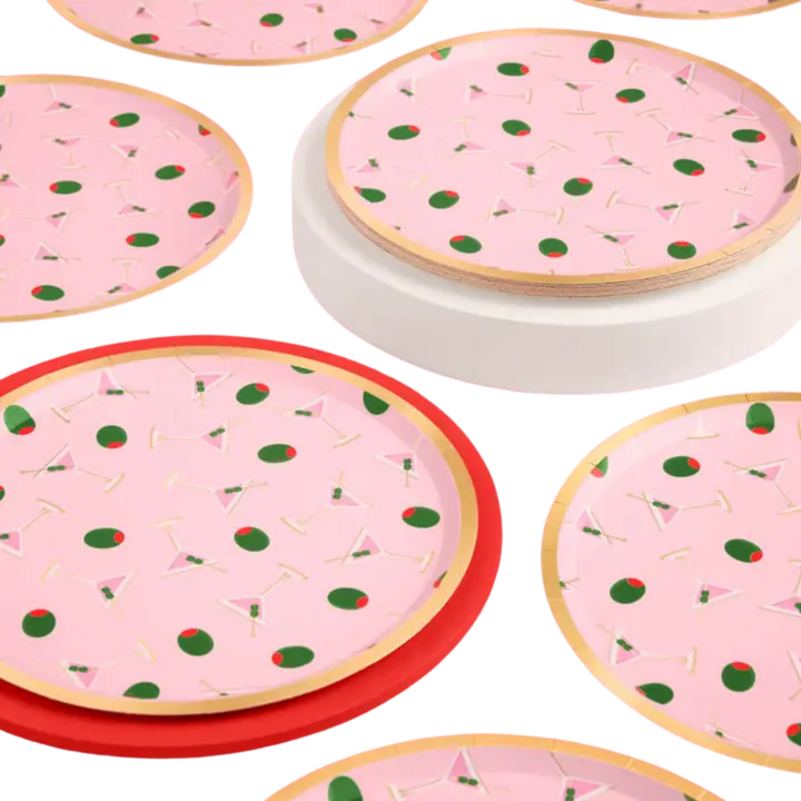 Pink Martini Plates
