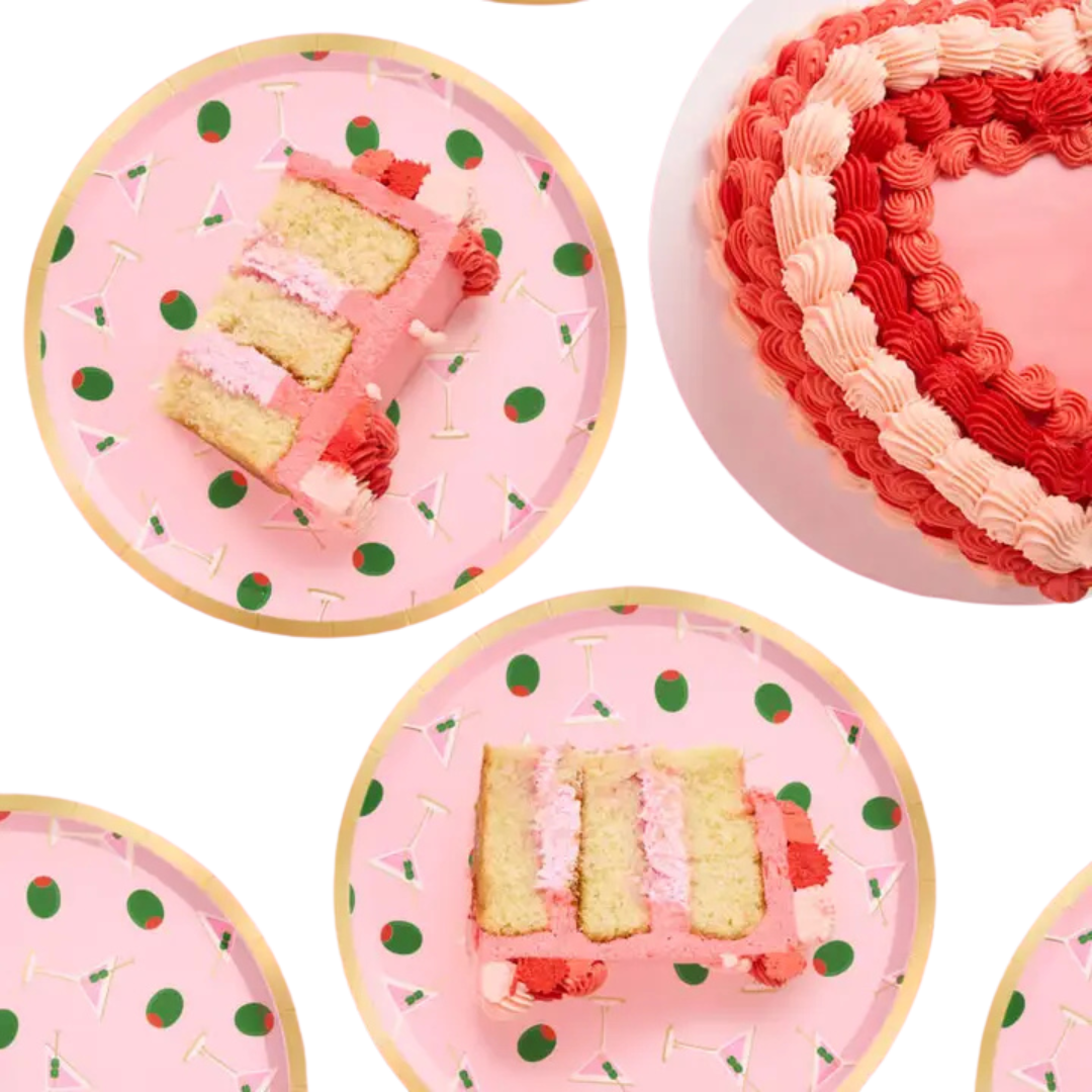 Pink Martini Plates