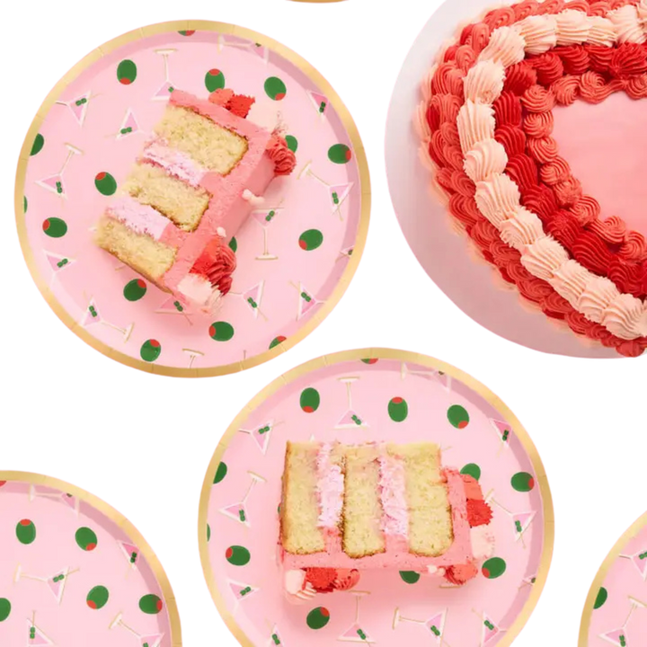 Pink Martini Plates