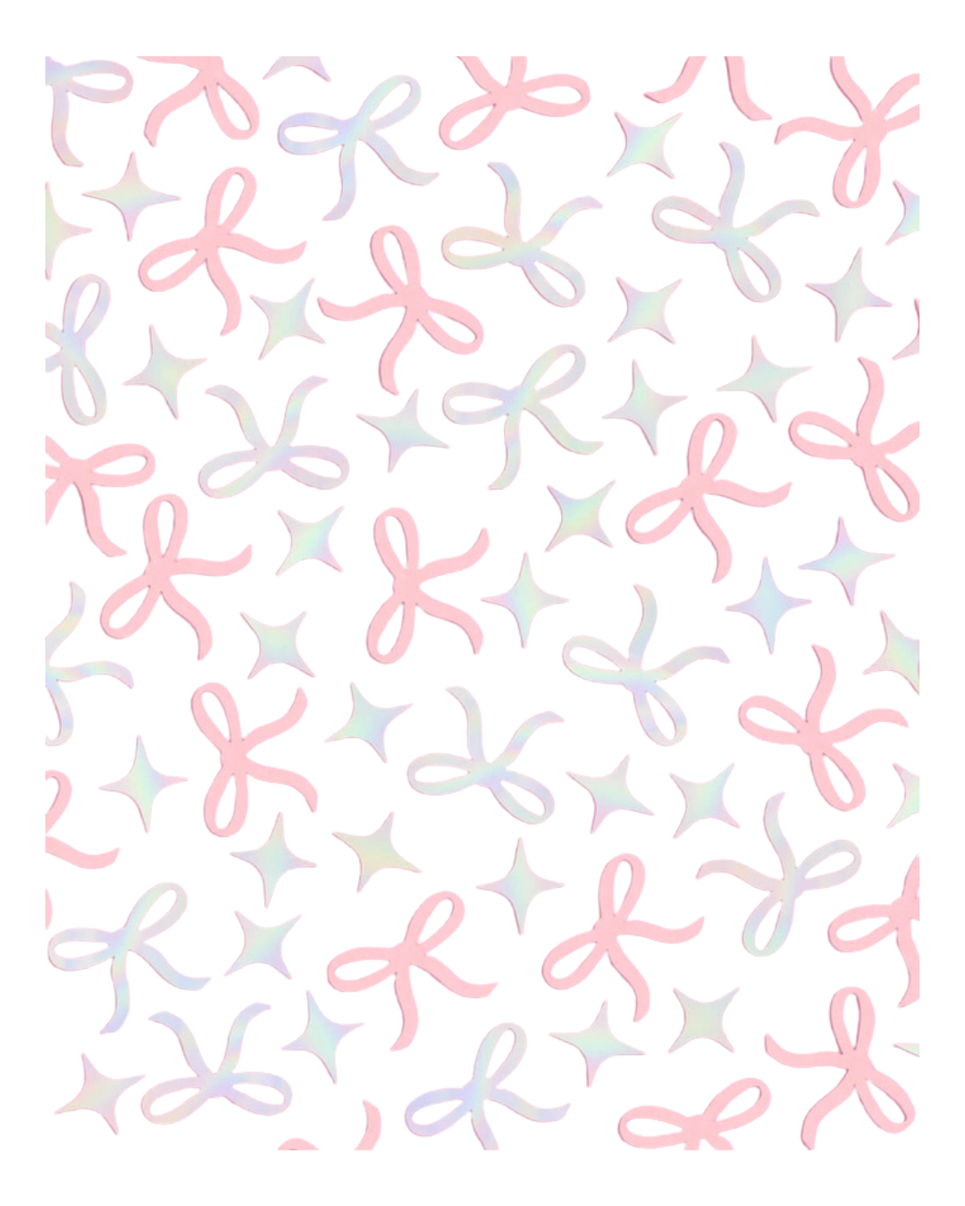 Pink and Iridescent Tie The Knot Foil Confetti