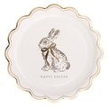 Bunny Happy Easter Dinner Plates